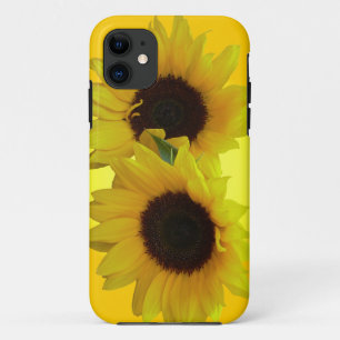Capas de iphone do girassol do caso do iPhone 5 do
