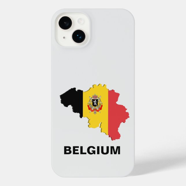 Capas de iphone do mapa da Bélgica (Verso)