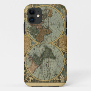 Capas de iphone do mapa de Velho Mundo