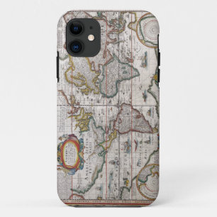 Capas de iphone do Mapa Mundial Antiquado