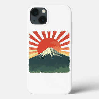 Capas de iphone do Monte Fuji Retro Japão - Sol As