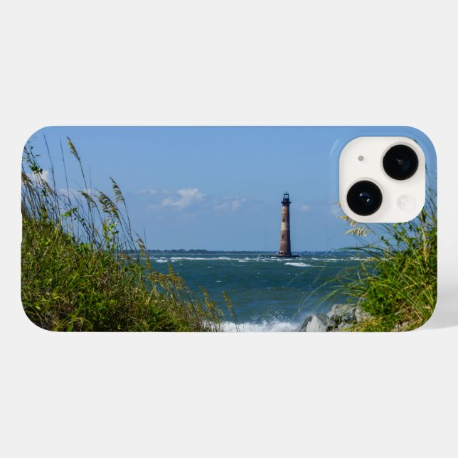 Capas de iphone do Morris Island Lighthouse (Verso (horizontal))