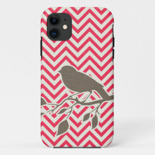 Capas de iphone do pássaro & do Chevron
