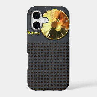 Capas de iphone do rádio de transistor da regência