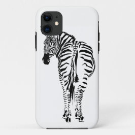Capas de iphone do retrato da zebra
