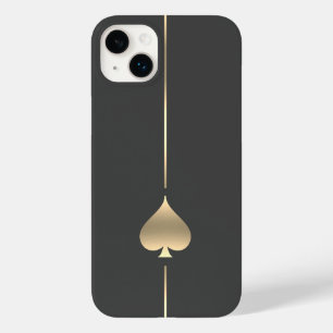 Capas de iphone do símbolo Dourado minimalista