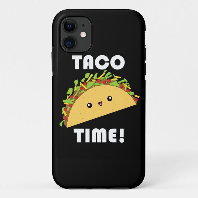 Capas de iphone do tempo do Taco de Kawaii (Verso)