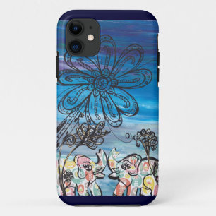 Capas de iphone dos elefantes da flor