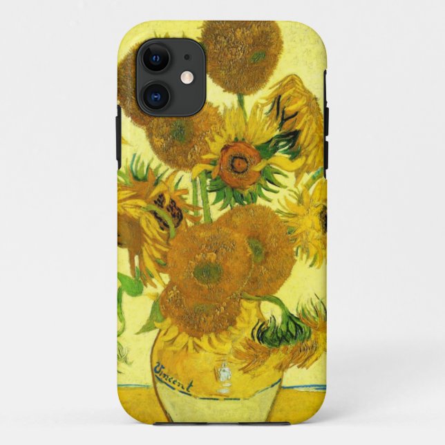 Capas de iphone dos girassóis de Van Gogh (Verso)