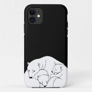 Capas de iphone dos ursos do caso 3 de IPhone 5 do
