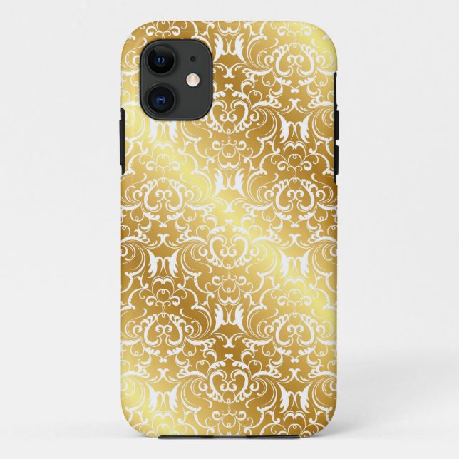 Capas de iphone Dourada Elegante (Verso)