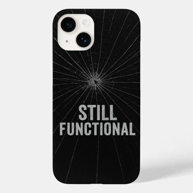 Capas de iphone estética de vidro rachado (Verso)