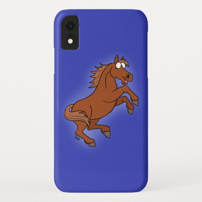 Capas de iphone felizes do cavalo (Verso)