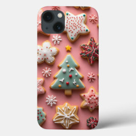 Capas de iphone Festiva de Biscoitos de Natal