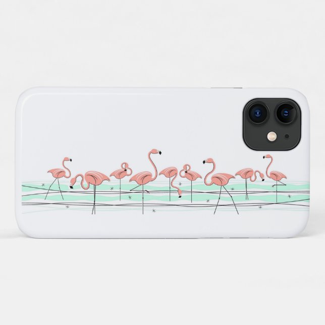 Capas de iphone Flamingo Ocean Line (Verso (horizontal))