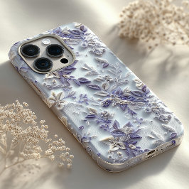 Capas de iphone Floral Bordada Personalizada com M