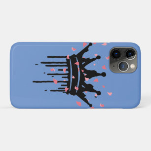 Capas de iphone floral coroa