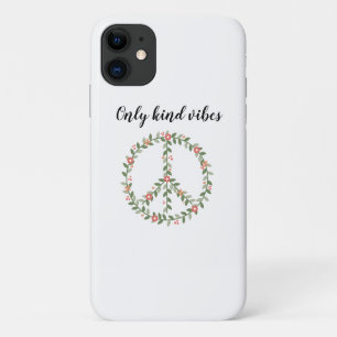 capas de iphone Floral de Sinais de Paz de "Apenas