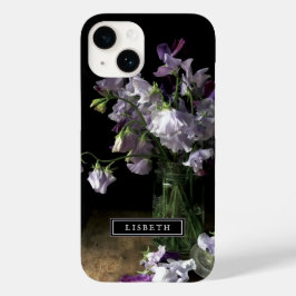Capas de iphone Floral Púrpura Elegante