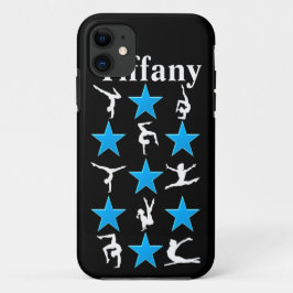 CAPAS DE IPHONE GINÁSTICA PERSONALIZADA PRETA E AZ