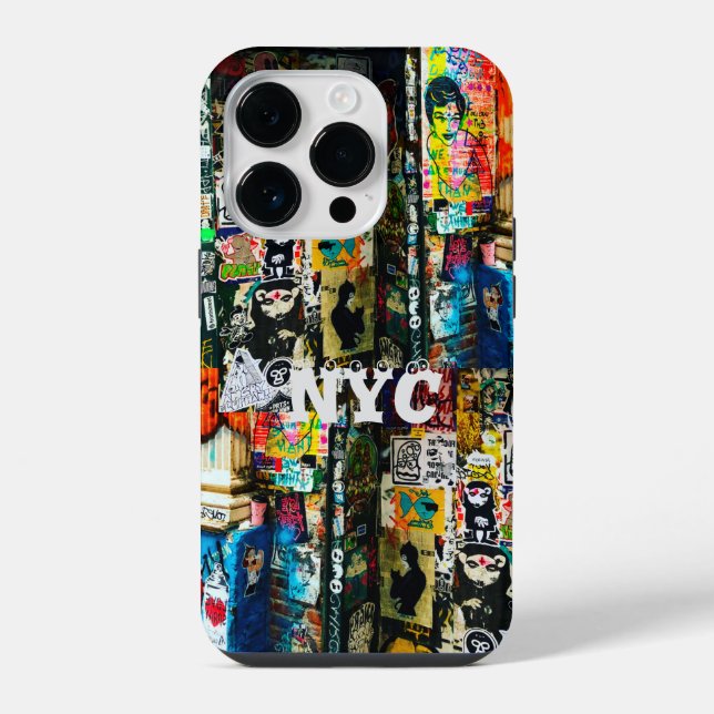 Capas de iphone Gráfico de Grafite NYC (Verso)