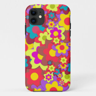 Capas de iphone HIPPIE FLOWER POWLY GIRLY