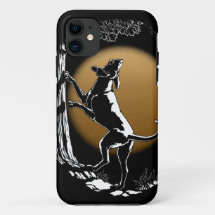 Capas de iPhone Hound Dog Caso de Arte de Cão de C