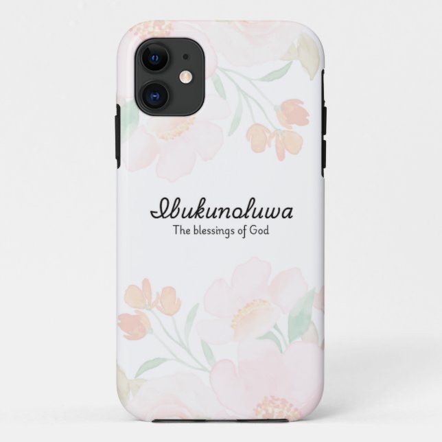 Capas de iphone Ibukunoluwa personalizada (Verso)