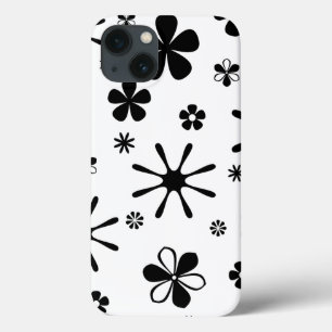 Capas de iphone Impressão de Flor Preto e Speck Br