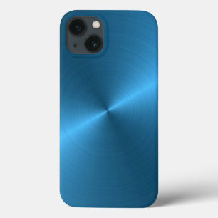 Capas de iphone impressão de gabinete de aço azu