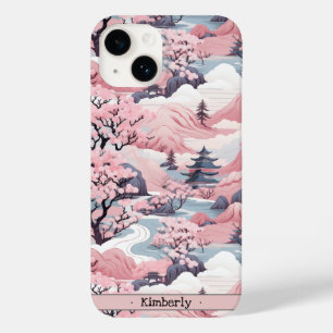 Capas de iphone japonesa, cor-de-rosa e Cinza