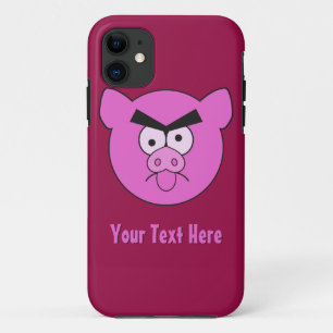 Capas de iphone loucas do costume do porco