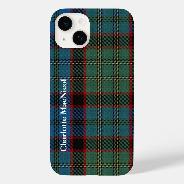 Capas de iphone MacNicol Tartan Xadrez de Casquilh (Verso)