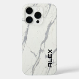 Capas de iphone Marble de Carrara Branca - Elegant