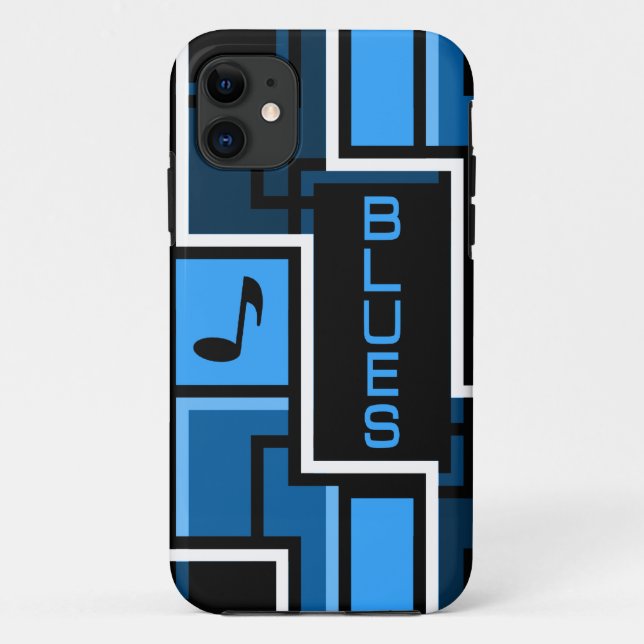 CAPAS DE IPHONE-Mate BLUES (Verso)