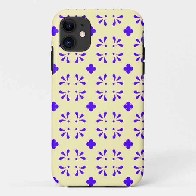 capas de iphone Mate magenta flores (Verso)