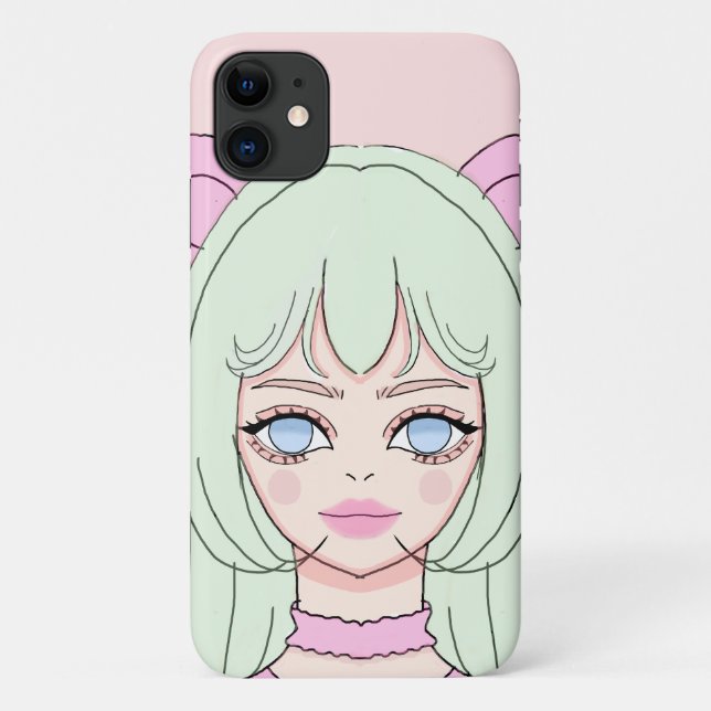 Capas de iphone Mimi - calma e fofa (Verso)