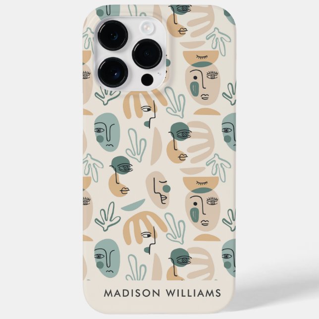 Capas de iphone Mínima Moderna Mínima de Casos-Mat (Verso)