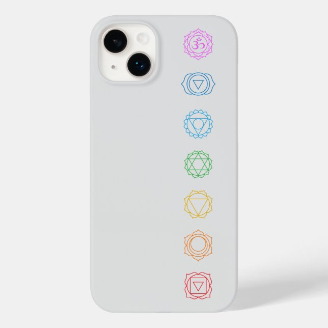Capas de iphone Minimalista De Casos De Chakras (Verso)