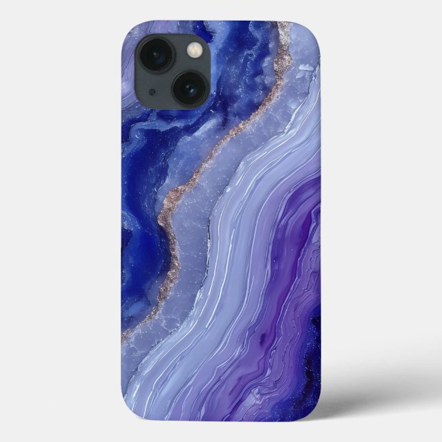 Capas de iphone Mística da Tanzanite (Verso)