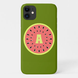 Capas de iphone "Monograma", cor-de-rosa,