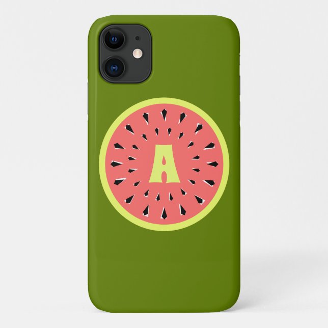 Capas de iphone "Monograma", cor-de-rosa, (Verso)
