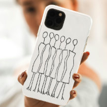 capas de iphone (mulheres puxadas à mão)