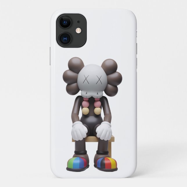 capas de iphone na moda Mate com Kaws na Impressão (Verso)