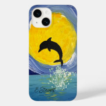 Capas de iphone - Oceano Lua de Golfinho