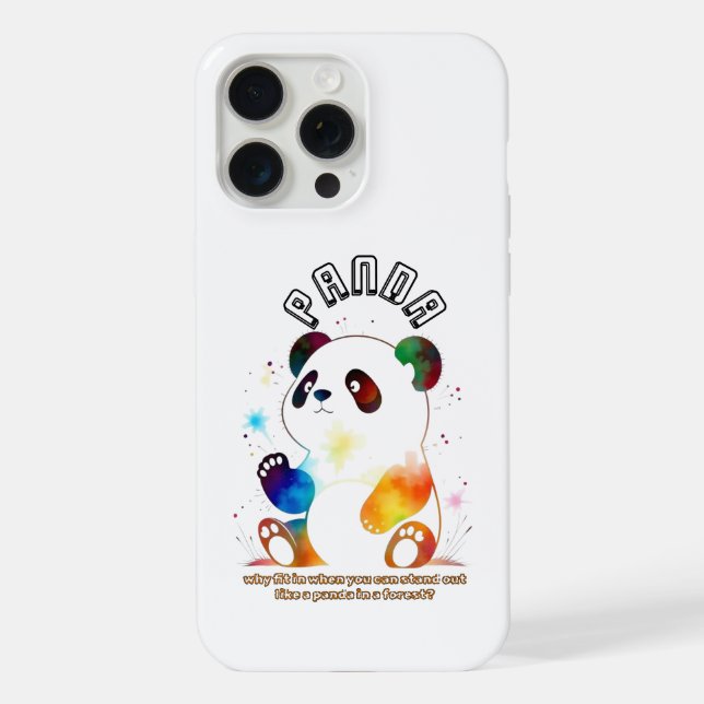 Capas de iphone Panda (Verso)