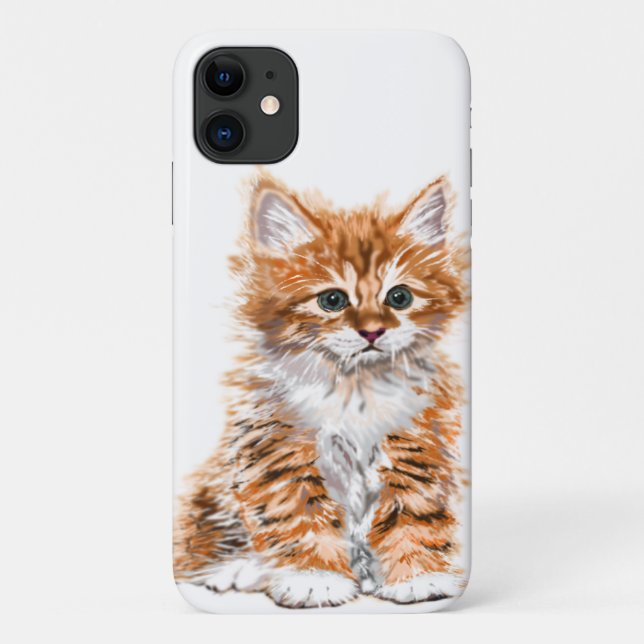 Capas de iphone para gatos bebês - Escolher cores (Verso)