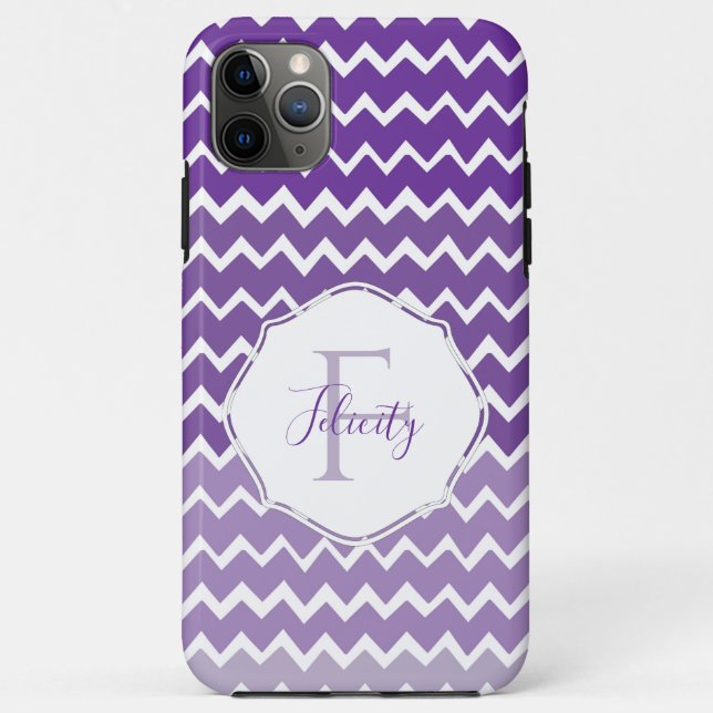 Capas de iphone Personalizada Chevron de Ombre Rox (Verso)