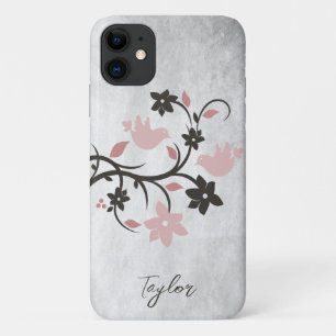 Capas de iphone personalizada de cascata de aves-d