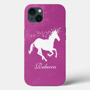 Capas de iphone personalizada de gabinete magenta